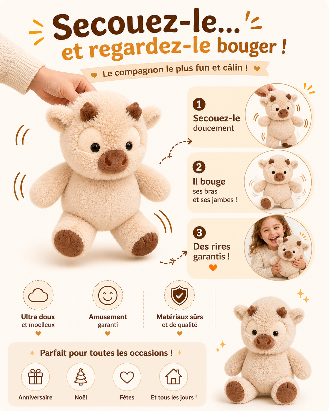Runo – Peluche qui court